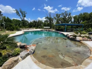 Lake Fork Farm Suites and Cabins | Relax by our pool, take a dip, kids welcome but must be supervised